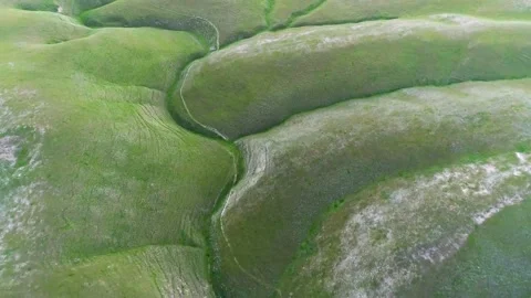 A close up of a green hill Stock Footage 155510339