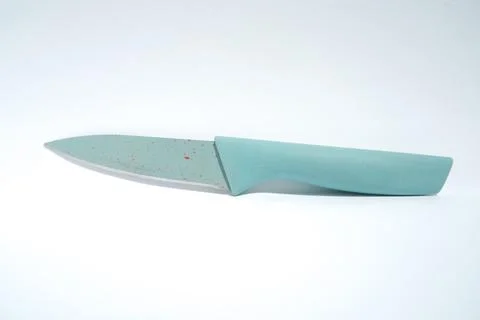 Close up of green knife Foto stock