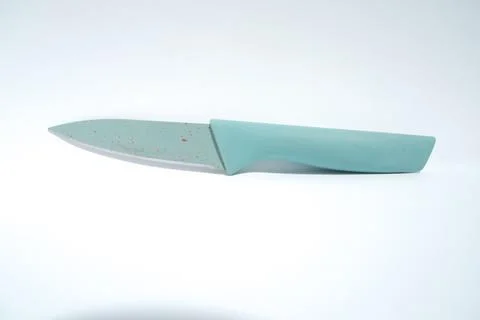 Close up of green knife Stock Photos