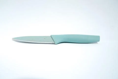 Close up of green knife Stock Photos