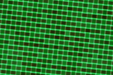 Close-up of green led grid with bright lights Illustrazione stock