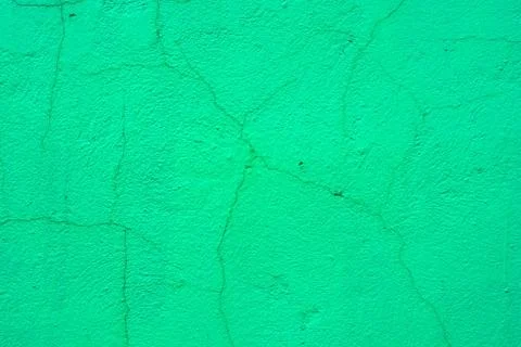 Close up green plaster surface texture background Stock Photos