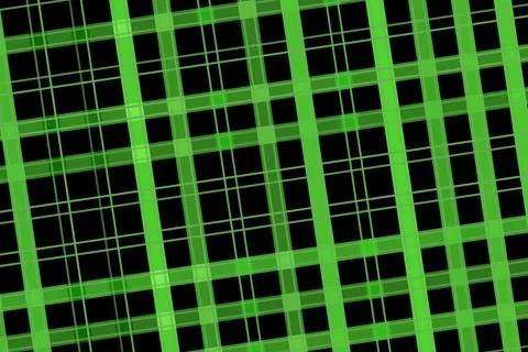 Close-up of green plastic grid with black background Stockillustratie