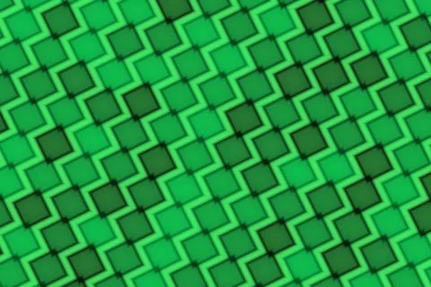 Close-up of green plastic tiles with geometric pattern Stock Illustration