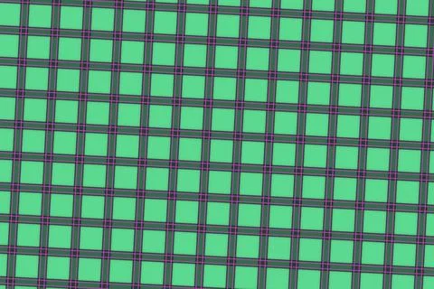 Close-up of green textured grid pattern with black lines 스톡 일러스트