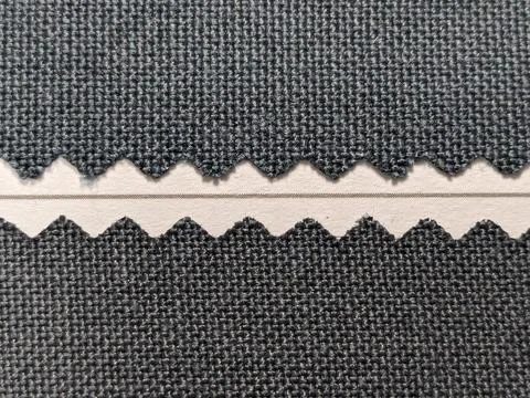 Close up of grey fabric texture samples. Can be used as background. Stock Photos