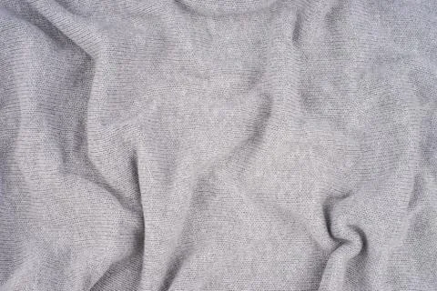 Close up grey knitted pullover background. 스톡 사진
