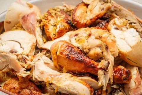 Close up of grilled chicken Foto stock