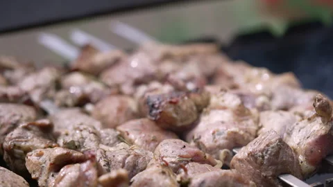 Close-up of grilled meat Stock-Footage 240413107