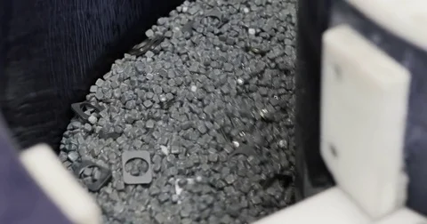 Close-Up of Grinding Heavy Industry Stock Footage 77522308