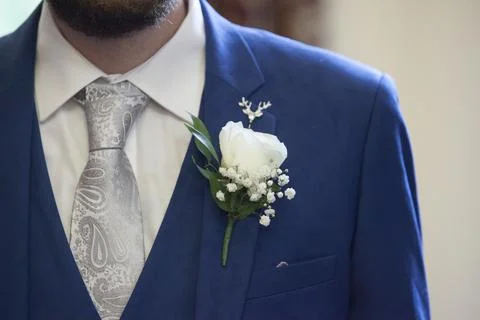 Close up of groom Stock Photos