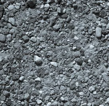 Close-up of ground cover composed of cobble stones Stock Photos