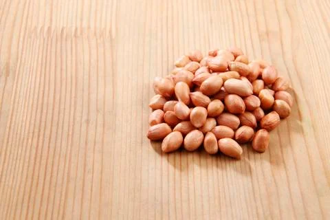 Close up ground nut without shell Foto stock