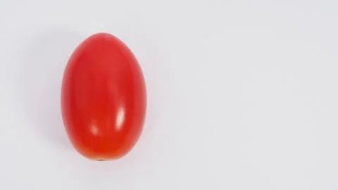 Close up group of Cherry Tomatoes on white background. Stock Photos