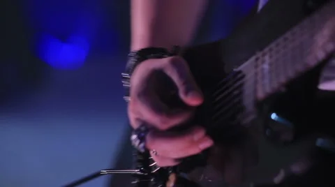 Close-up of guitar Stock Footage 54047880