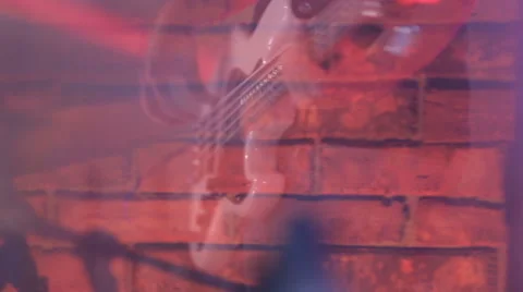 Close-up of guitar Stock Footage 54051180