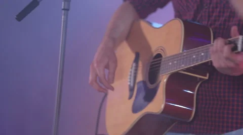 Close-up of guitar Stock Footage 54051323