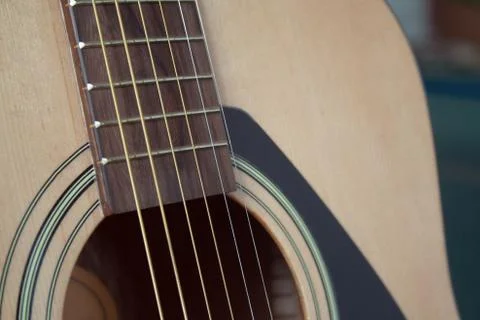 Close up of guitar Stock Photos