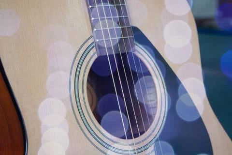 Close up of guitar Stock Photos