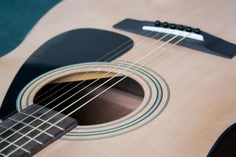 Close up of guitar Stock Photos