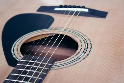 Close up of guitar Stock Photos