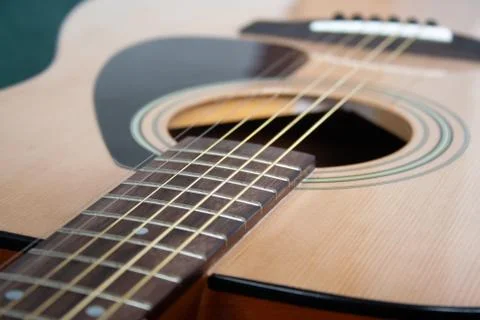 Close up of guitar Stock Photos