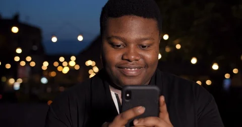 Close up of guy using smartphone. Stock Footage 121302419