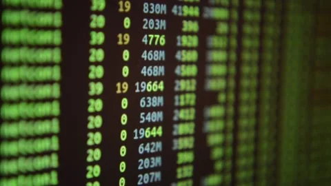 Close-up hacking code for software program. code close-up Stock Footage 198862638