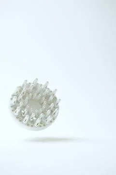 Close-up of hair dryer diffuser floating in midair Foto stock