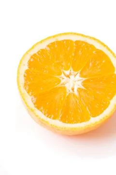 Close-up of a half lemon Stock Photos