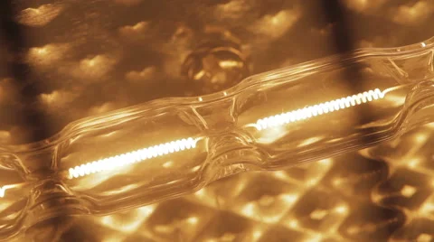 Close-up of a Halogen Bulb Video stock 51137338