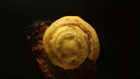 Close-up of Halved Hard-Boiled Egg with Golden Yolk Stock-Footage 311394711