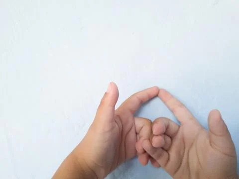 Close up of the hand of a child Stock Photos