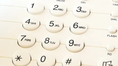 Close up on hand dialing 911 Stock Footage 48136912