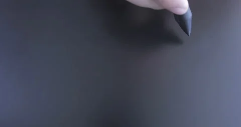 Close-up of hand drawing on a digital tablet with pencil Stock Footage 114951794