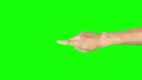 Close-up hand draws with a finger on an isolated background Stock Footage 282918526