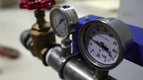 Close-up hand engineer checking list Cooling system,For the safety of the system Stock Footage 120072327
