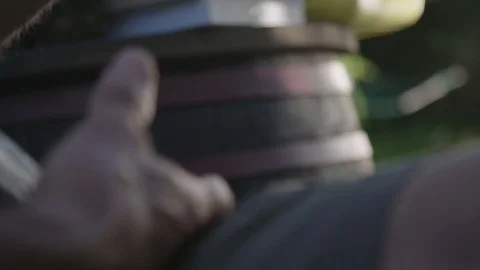 Close up of  hand Stock Footage 89343734