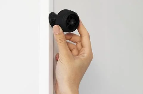 Close up hand holding camera Stock Photos