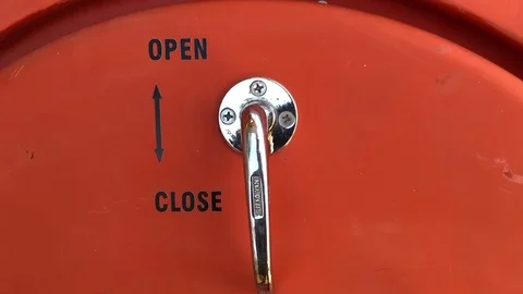 Close up hand moving for Open and close door knob Stock Footage 118444137