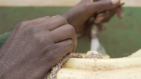 Close up of hand opening a tap to fetch water. Stock Footage 320341433