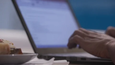 Close-up Hand PIcking Up Cup Stock Footage 129032341