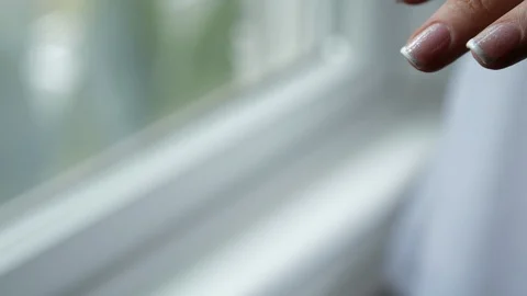 Close up hand putting on engagement ring Stock Footage 108363070