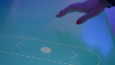 Close-up of hand touch screen Stock Footage