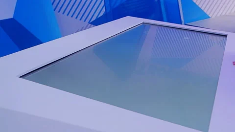 Close-up of hand touch screen Stock Footage 104591846