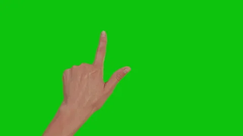 Close Up Hand Touching, Clicking, Tapping, Sliding, Dragging and Swiping on C Stock Footage 156349723
