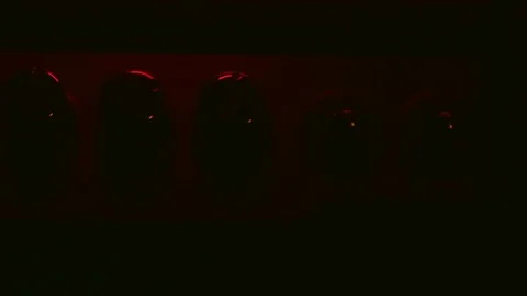 Close up of Hand Turn On and Off the Amplifier Power and Play 動画素材 123858789