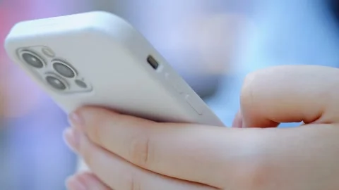 Close-up of hand using tablet in casual indoor space Stock Footage 306406454