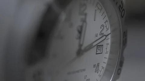 Close up, hand watch_side- Part 3 Stock Footage 99160641