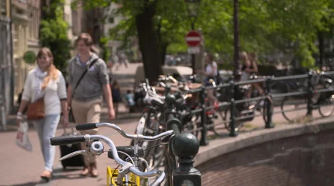 Close up of handlebars Stock-Footage 68941441